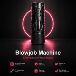 Jespro automatische Blowjob Simulator - 14 standen - Masturbator voor man - Voor mannen elektrisch - Verwarming - Sex toys - Penis vibrator - Vagina - Pocket pussy — thumbnail 2