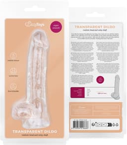 Jelly Dildo met Ballen - 13,5 cm — thumbnail 4