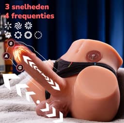 Stotende Sextorso Marcel - Sexdoll - Mannelijke Sexpop - Sekspop voor Vrouwen - Masturbator voor Man - Vibrator voor Man — thumbnail 4