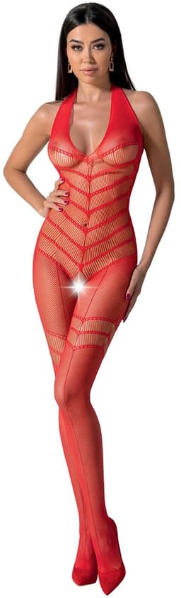 Passion - Bs100 Bodystocking Red One Size — thumbnail 4