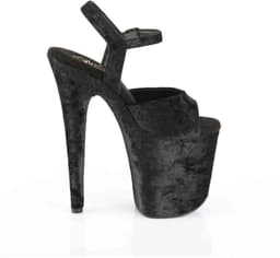 Pleaser - FLAMINGO809WR Sandaal met enkelband, Paaldans schoenen - US 7 - 37 Shoes - Zwart — thumbnail 3