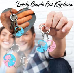 Gepersonaliseerde kattencadeaus voor koppels, verjaardag, Valentijnsdag, bruiloft en Kerstmis — thumbnail 3
