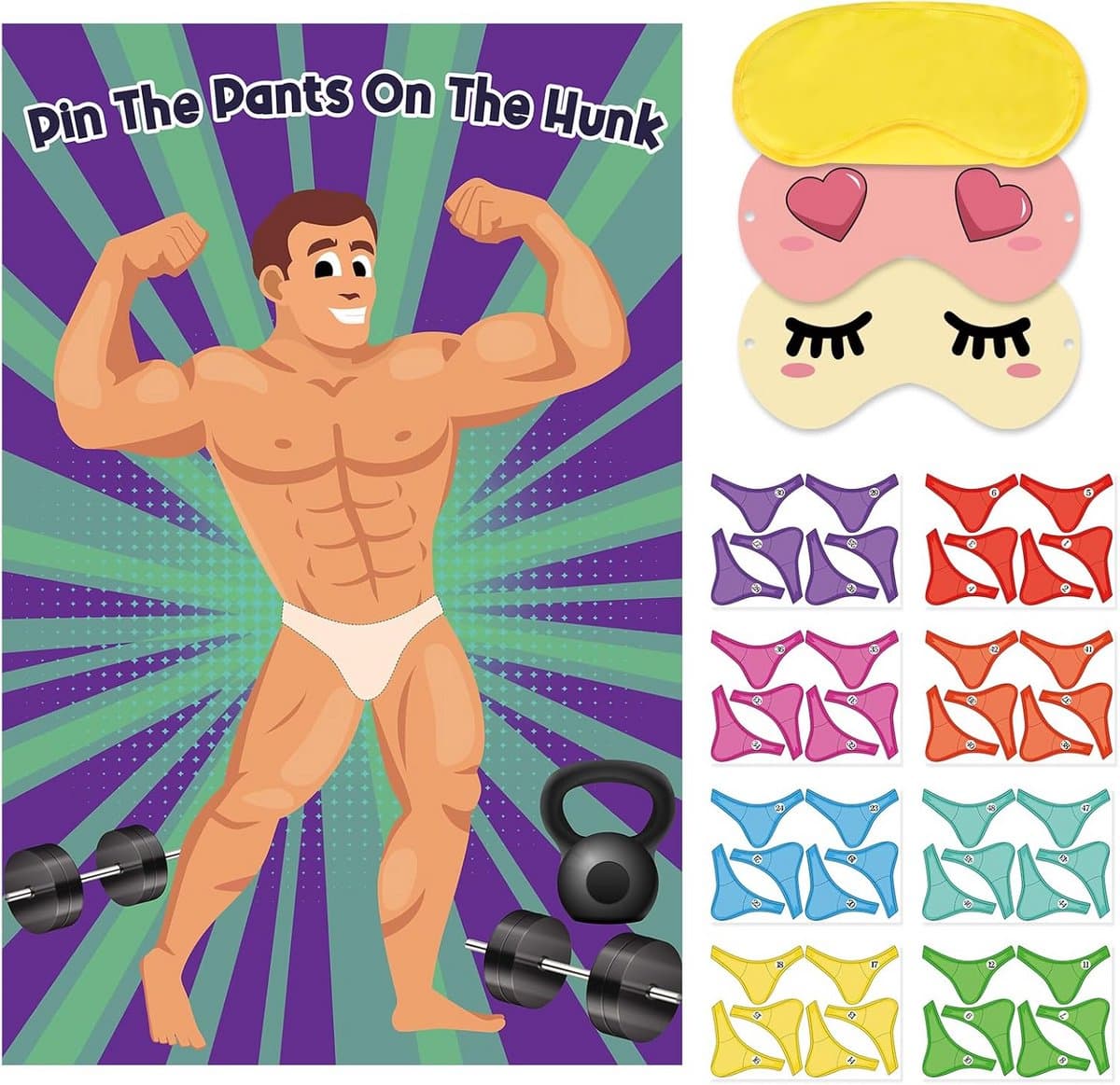 Leuke Spel voor Vrijgezellenfeest Bruidsdouche en Vriendinnenavond | Grote Poster & Stickers — afbeelding 1