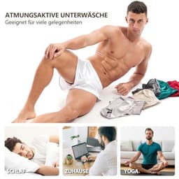 Satijnen boxershorts voor heren - sexy ondergoed voor comfortabele momenten — thumbnail 5