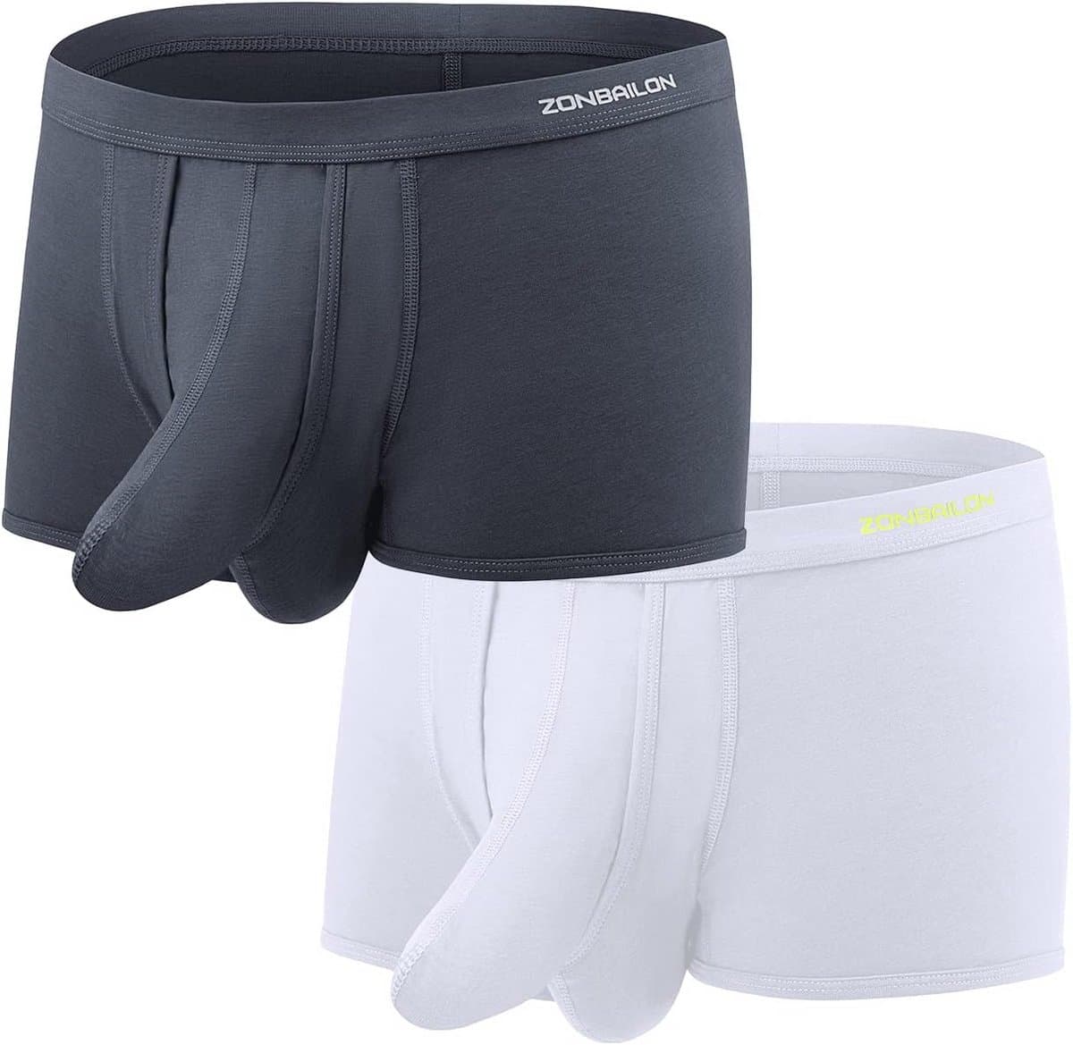 Heren Boxershorts met Gescheiden Dubbele Pouch - Comfortabel en Ondersteunend Ondergoed — afbeelding 1