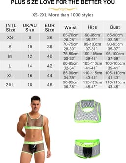 Sexy Lingerie Set voor Heren - Erotische Boxershort en Tanktop - Transparant Ondergoed — thumbnail 2