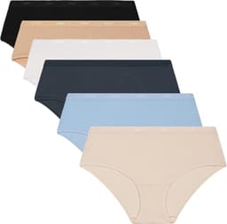 Dames Boxershorts EcoDIM - Comfort & Stijl in een 6-Pack (Blauw) — thumbnail 1