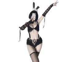 Bunny kostuum sexy uniform voor dames