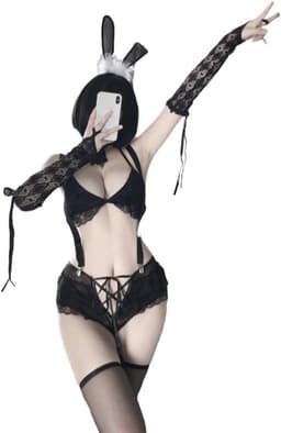 Bunny kostuum sexy uniform voor dames — thumbnail 1