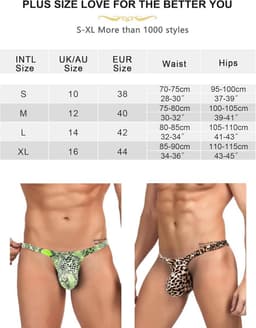 ohyeahlady String Tanga Heren Sexy Ondergoed voor Man T-Back Slip Bule Ouvert Slipje Mannen Grote Maten Sexy Lingerie Sissy Lingerie Low-Rise Onderbroek Thong Ouvert Panty Ondergoed Slips — thumbnail 3