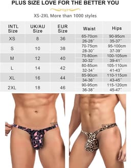 Tanga Heren Hot Waist String Luipaard Draad Slip Katoen Lichtgewicht Oversized Zwembroek Jockstrap String G-String Onderbroek — thumbnail 3