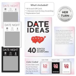 Romantische Geschenken voor Valentijn, Kerstmis en Jubileum - 40 Kras-off Ideeën en Avontuurlijke Spellen voor Pasgetrouwd en Vriendje — thumbnail 3