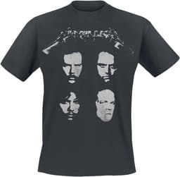 Metallica 4 Faces T-shirt zwart - Band merch voor muziekliefhebbers — thumbnail 2