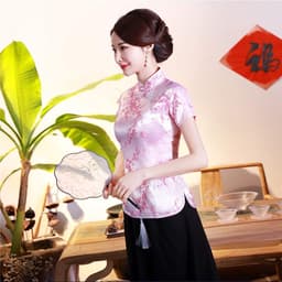 Elegante Cheongsam-top voor dames met Chinese stijl — thumbnail 4