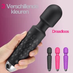 Loiss - Zwart - Personal Massager & Magic Wand Vibrator - G Spot Vibrator & Clitoris Stimulator - Stille Vibrators voor Vrouwen – Sex Toys ook voor Koppels - Erotiek — thumbnail 6