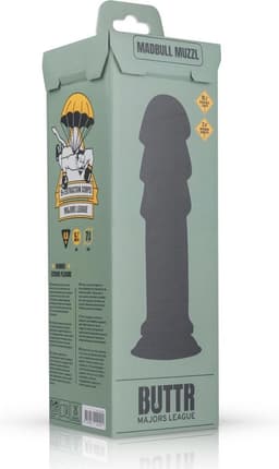 BUTTR - MadBull Muzzl XXL Dildo met Zuignap - Buttplugs - Anal Plug - Sex Toys voor Vrouwen en Mannen - Seksspeeltjes - Zwart — thumbnail 8
