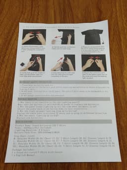 LED T-shirt voor Hiphop en Feesten - Geluid Geactiveerd Kostuum voor Halloween en Verjaardag — thumbnail 2