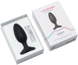 Lovense - Hush 2 Vibrerende Buttplug Met App - Zwart — thumbnail 5