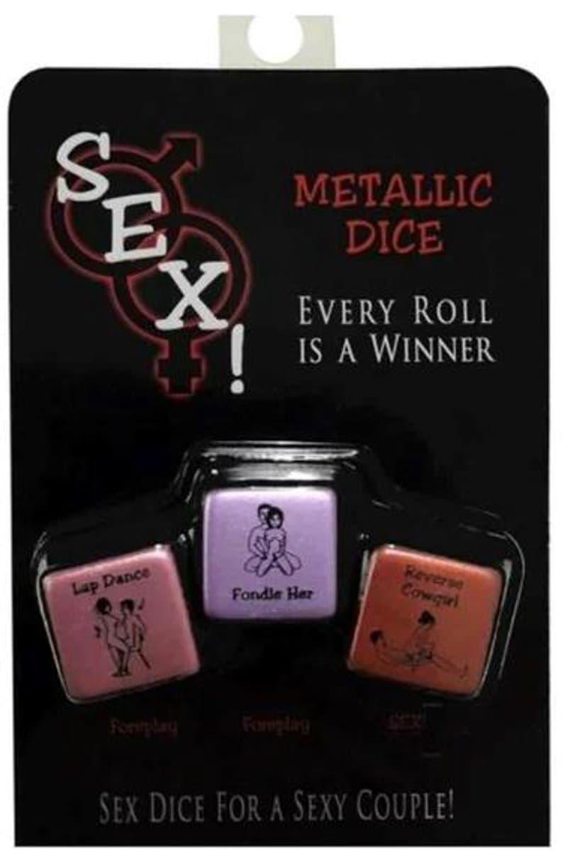 Kheper Games Sex! Metallic Set van Voorbereiding en Seksdices - Multicolor — afbeelding 1