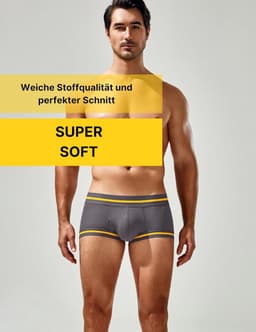 Heren Low Rise Boxer Briefs Sexy IJs Zijde Ondergoed — thumbnail 2