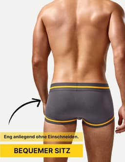 Heren Low Rise Boxer Briefs Sexy IJs Zijde Ondergoed — thumbnail 3