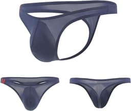 Heren String T-back Ondergoed Dunne IJszijde Lage Taille Slip — thumbnail 5