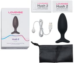 Lovense - Hush 2 Vibrerende Buttplug Met App - Zwart — thumbnail 6