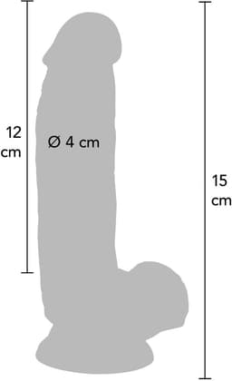 Dildo 6 inch with Balls — thumbnail 5