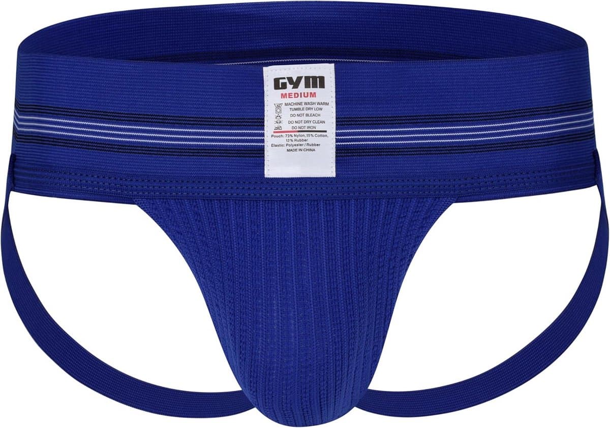 Set van 1 Atletische Jockstrap voor Heren - Klassieke Sportondergoed met Brede Tailleband — afbeelding 1