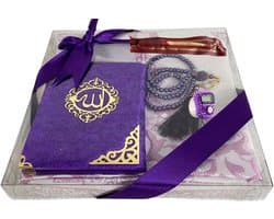 Islamitische Geschenkset: Gebedstapijt, Tasbih en Smileyboek - Ideaal voor Ramadan, Eid en Huwelijk