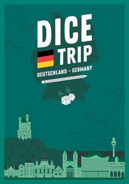Reisspel Roll & Write Duitsland: Tactisch Dobbelspel voor kaarten ontdekken — thumbnail 2