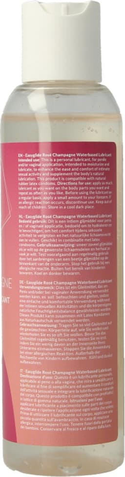 EasyGlide - Rosé Bubbels Glijmiddel op Waterbasis - 150 ml — thumbnail 12