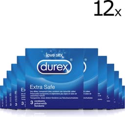 Durex extra safe - 12 x 3 stuks — thumbnail 1