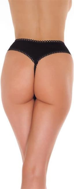 Amorable - Sexy Slipje Met Open Kruis - Zwart - One Size — thumbnail 4