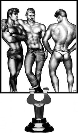 Tom of Finland Tom of Finland Cockring Set - 3 Stuks - Blauw — thumbnail 3