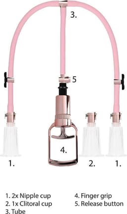 Clitoral & Nipple Pump Set Large - Rose Gold — thumbnail 17