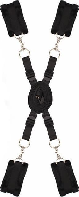 Blaze bed bondage set - Zwart — thumbnail 2