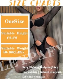 Vrouwen Bodystocking Visnet Catsuit - Zwarte Feestkleding - Rekbaar en Ademend — thumbnail 4