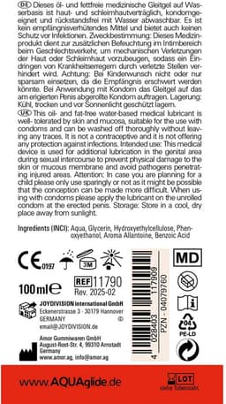 Aquaglide Strawberry - 100 ml - Glijmiddel — thumbnail 8