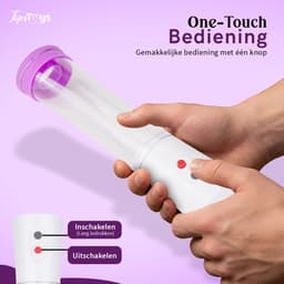 TipsToys® Elektrische Penispomp - Diverse Zuigstanden – Penisvergroter Penis Pomp voor Erectieverbetering – Vacuüm Pomp Voor Mannen — thumbnail 3
