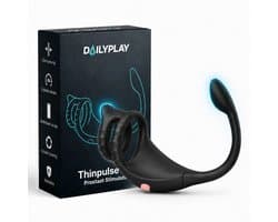 Dailyplay Prostaat Vibrator met Cockring – Extra Dunne Anaal Stimulator met Afstandsbediening – Buttplug Dildo Vibrator – Sex Toys voor Mannen & Koppels – Anale Seks Speeltjes