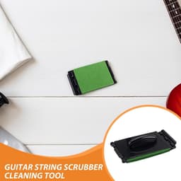 Snaar Reiniger - Instrument Onderhoud - Muziek Maken - All-side Scrubber - 10.5 x 6 x 2.5 cm - Groen — thumbnail 2