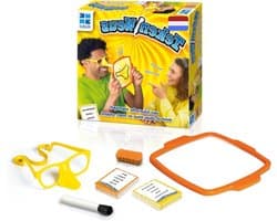 Tekenen met de Neus Spel - Familie Party Spel - Grappig Teken Spel - Neus Teken Bril - 3-20 Spelers