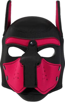 Fixxx - Hondenmasker - Puppy Hood - Zwart/Roze — thumbnail 2