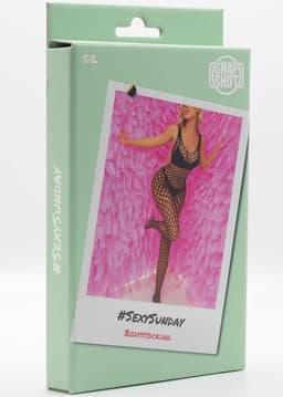 Snapshot - #sexysunday - Visnet Bodystocking - One Size - Zwart — thumbnail 4