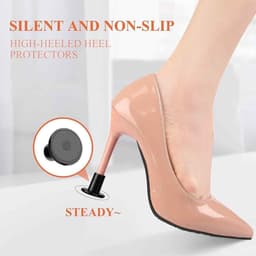8 Pairs Heel Protectors voor High Heels - Bescherming voor Hakken - 4 Verschillende Maten - Geschikt voor Gras, Gravel, Buitenactiviteiten, Gemakkelijk Lopen — thumbnail 4