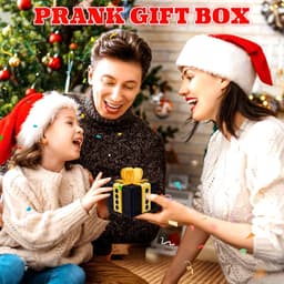 Genuine Annoying Gift Box - 3D Printed Prank Gift Box - Verrassingsbox - Grappige Cadeau Desktop — thumbnail 2