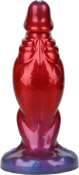 Power Monsters - Shadow Behemoth - Opblaasbare Monster Dildo - 22 cm - Rood/Blauw — thumbnail 10