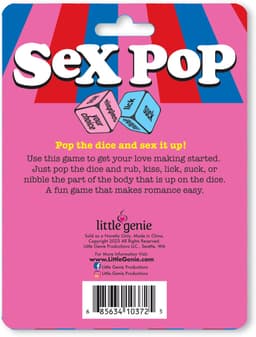 Little Genie Productions Sex Pop - Popping Dobbelspel erotische geschenkset - Multicolor — thumbnail 2
