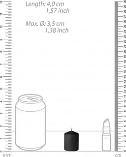 Ouch! by Shots - Tease Candles - Disobedient - 4 Pieces - Black — thumbnail 4